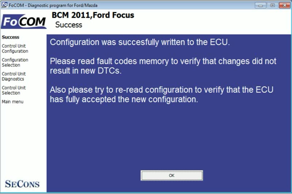 Fcom Bcm Trailer Hitch Type Configuration For Ford Focus