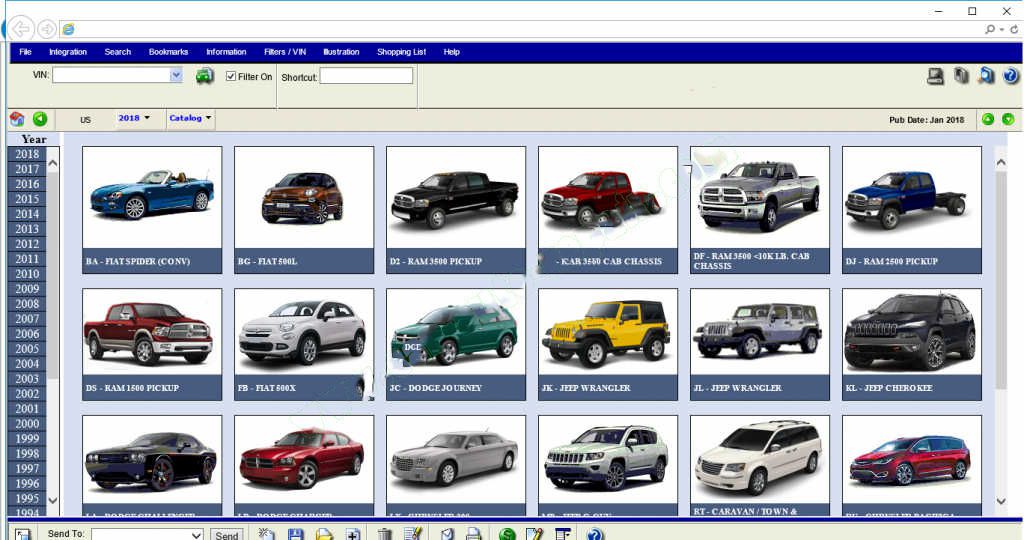 JEEP Dodge Chrysler PAIS 4 EPC 2015 2017 2019 Free Download