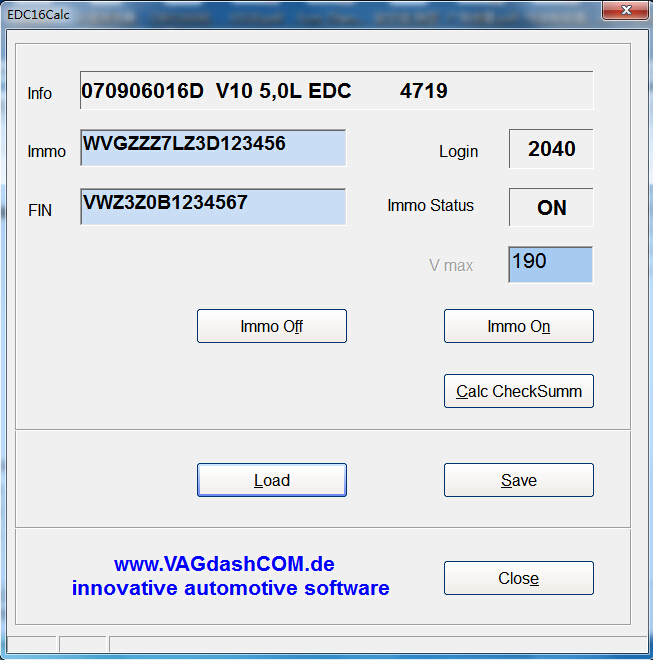 VAG EDC15 EDC16 IMMO OFF Software Free Download