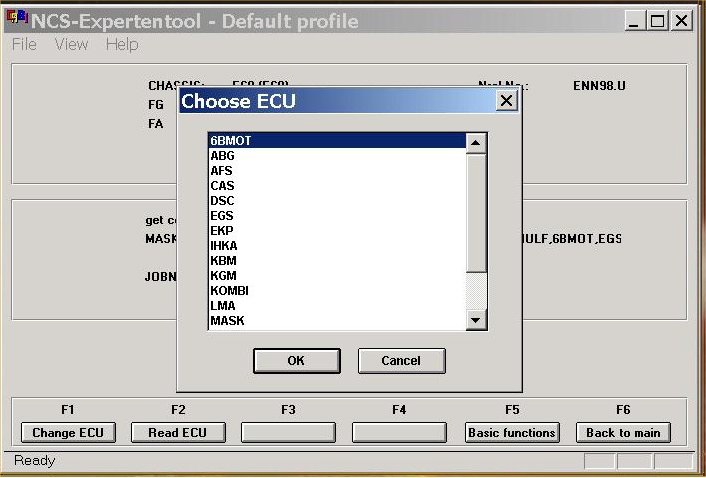 where to add profiles to ncs expert
