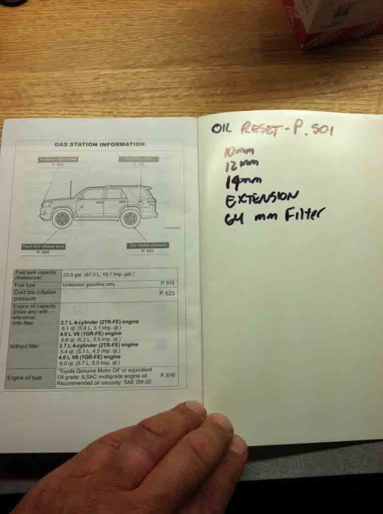 How Change Engine Oil & Oil Filter for Toyota 4Runner