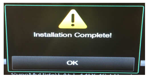 Ford F150 2013 SYNC Navigation Upgrade Instructions