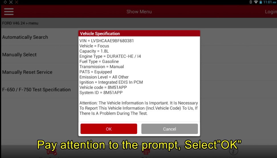 Ford Focus 2011 Key Programming by Launch X431 OBD2 Scanner Blog