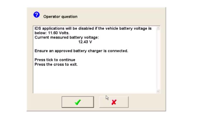 Ford IDS Configure Parameter for Ford Mondeo