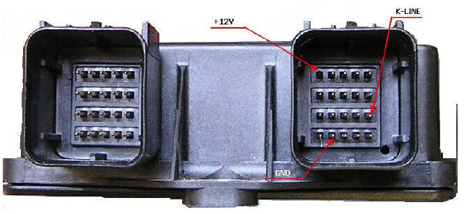 Ford Siemens/Bosch Airbag Modules Carprog Wire Connection