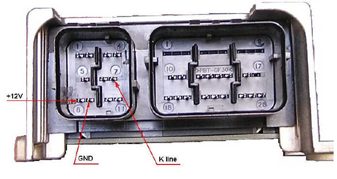 Ford Siemens/Bosch Airbag Modules Carprog Wire Connection