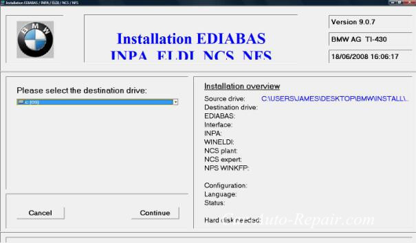 How To Install BMW Ediabas/INPA On Win XP/Vista