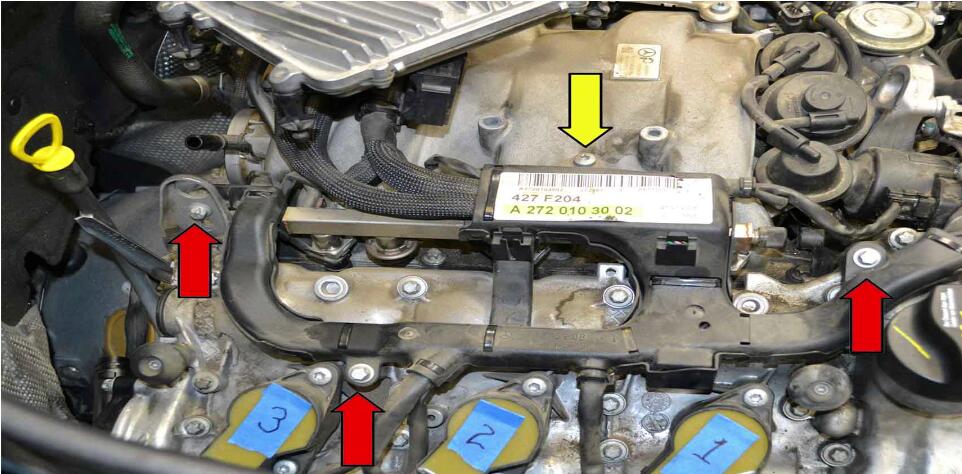 How to Replace Fuel Injector for Benz C350