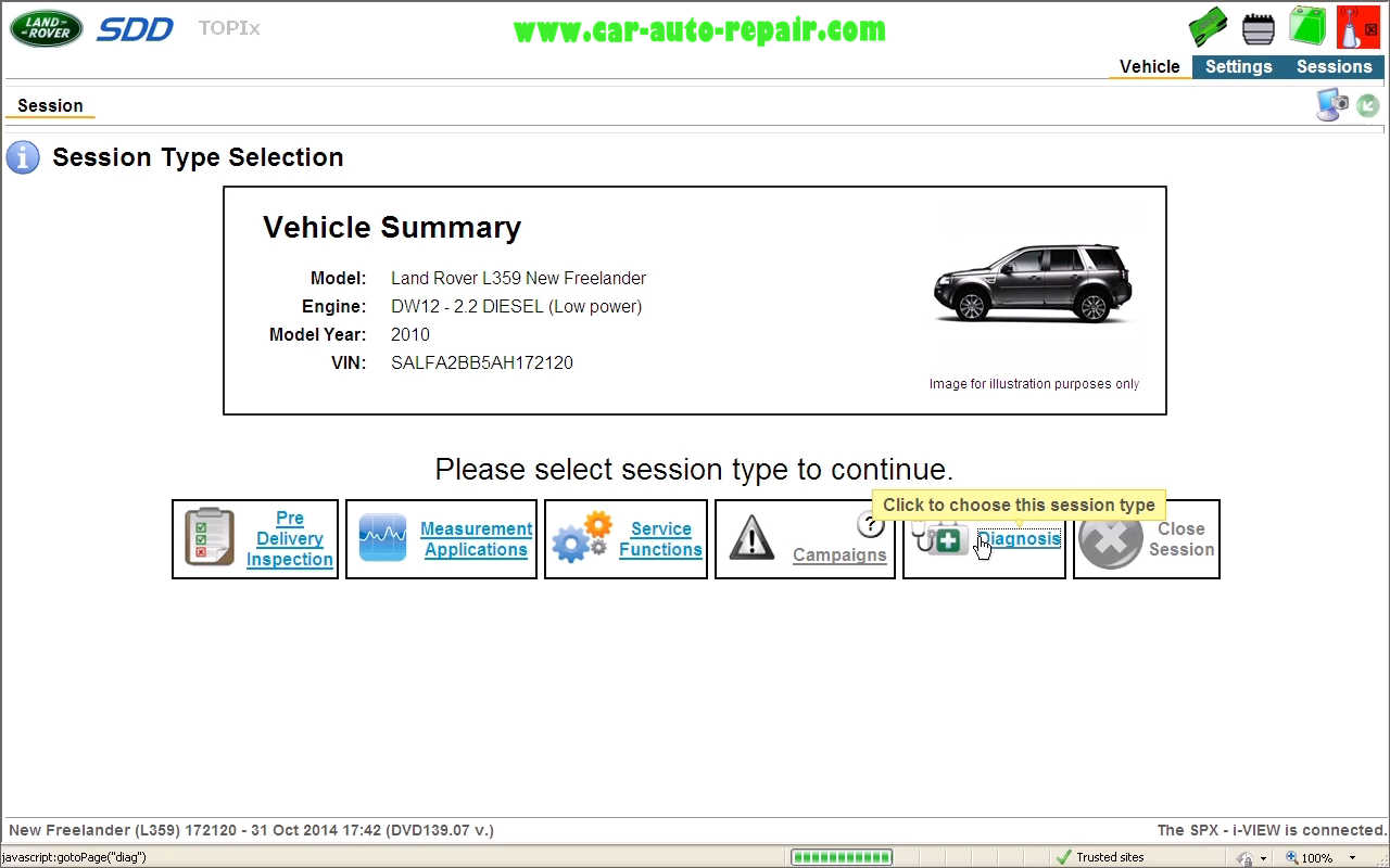 JLR SDD Datalogger Function Operations Guide