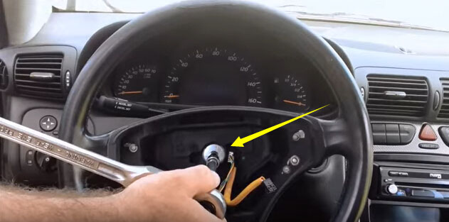 Mercedes Benz C230 Steering Angle Sensor Removal Guide