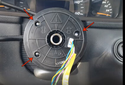 Mercedes Benz C230 Steering Angle Sensor Removal Guide