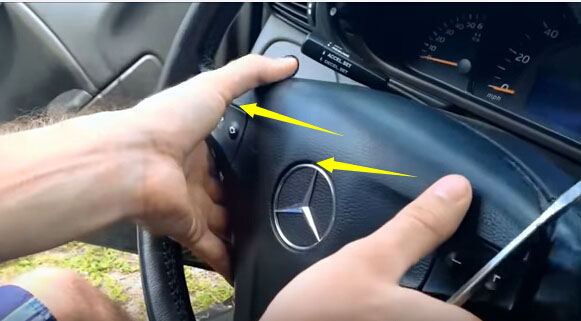 Mercedes Benz C230 Steering Angle Sensor Removal Guide