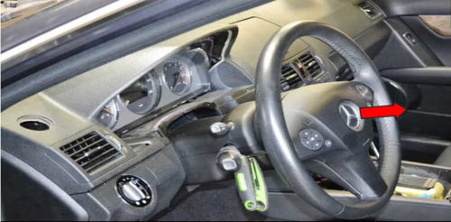 Mercedes-Benz-W204-Steering-Wheel-Airbag-Removal-Guide-2
