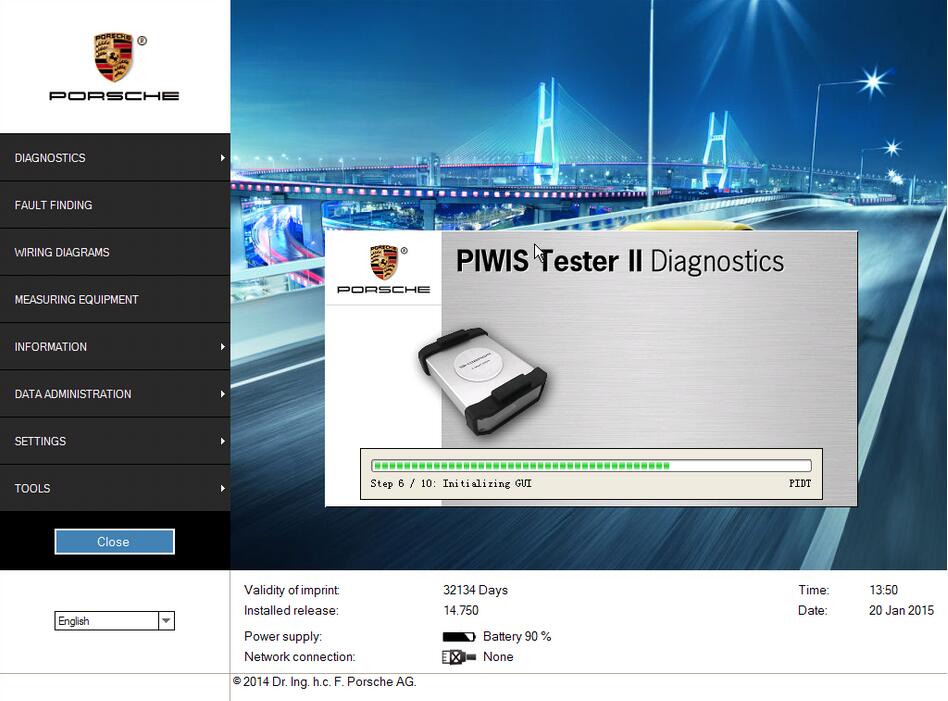 Porsche PIWIS 2 Rear-end Electronics Coding for Cayenne