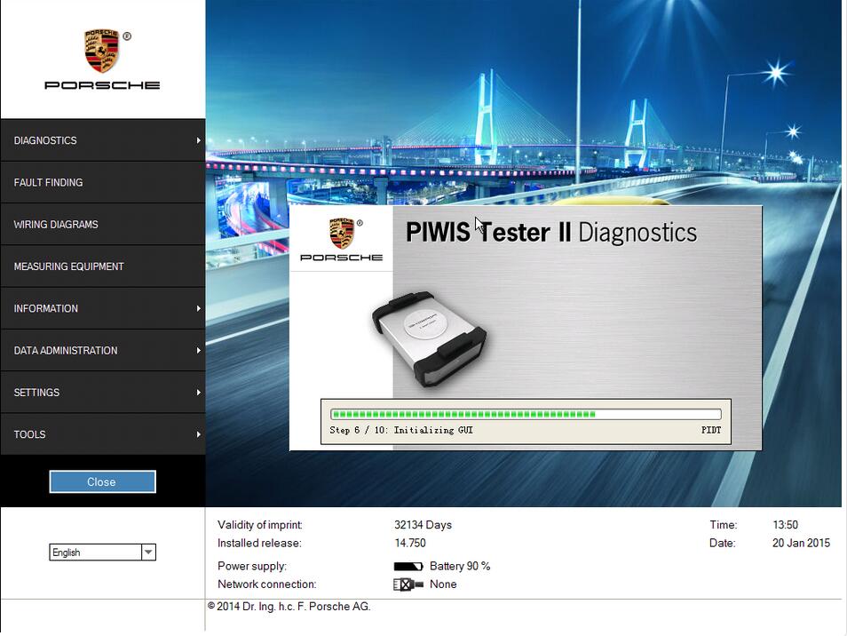 Porsche PIWIS II Diagnose Fornt-end Electronic & Instrument Cluster for Panamera