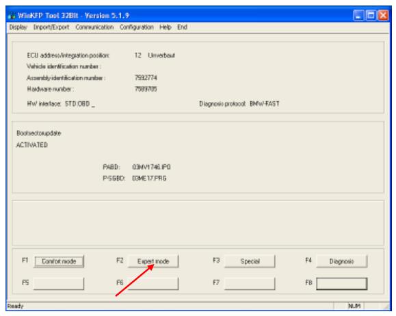 WinKFP Expert Mode Programming Configuration