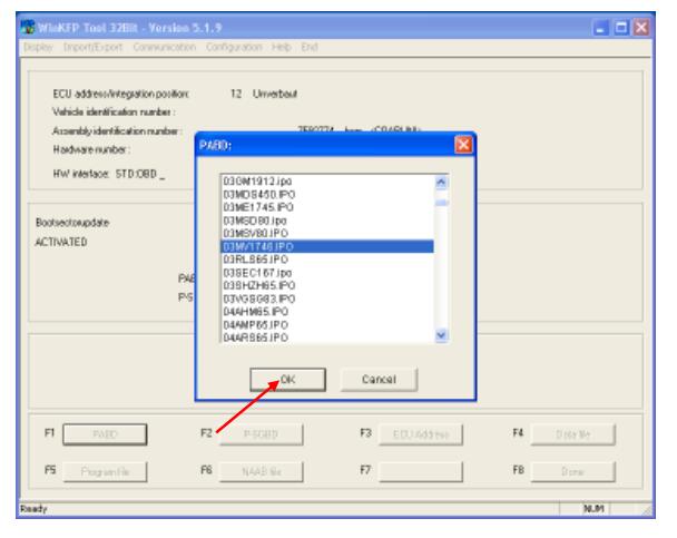 WinKFP Expert Mode Programming Configuration