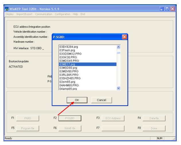 WinKFP Expert Mode Programming Configuration