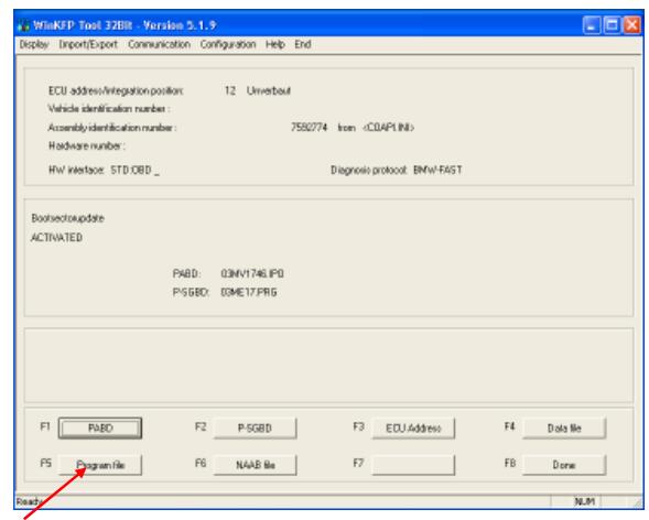 WinKFP Expert Mode Programming Configuration