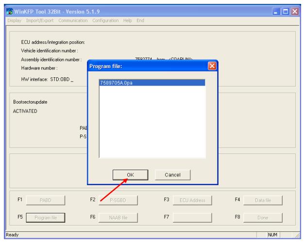 WinKFP Expert Mode Programming Configuration