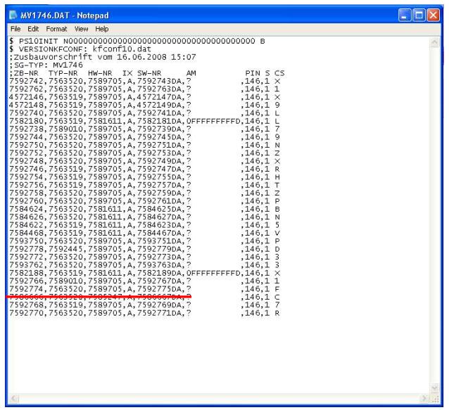 WinKFP Expert Mode Programming Configuration