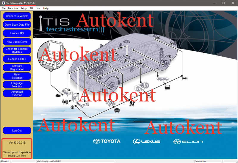 Latest Toyota TIS Techstream V13.30.018 Software Free Download