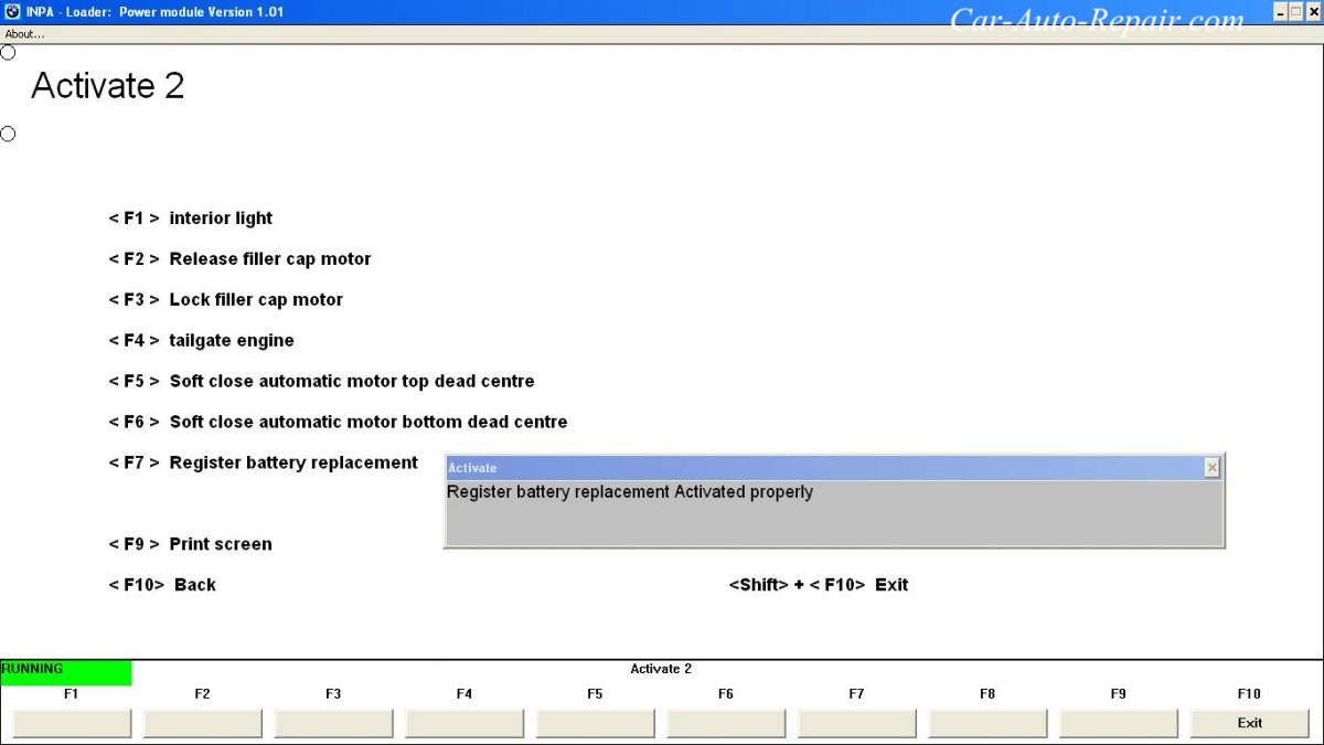 How To Use INPA Register BMW 7 Series New Battery