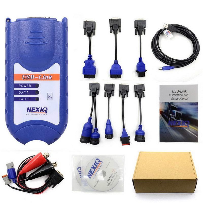 Only US$155.00 NEXIQ USB Link Truck Scanner tool for Lithuania Valid untill 2019/2/19