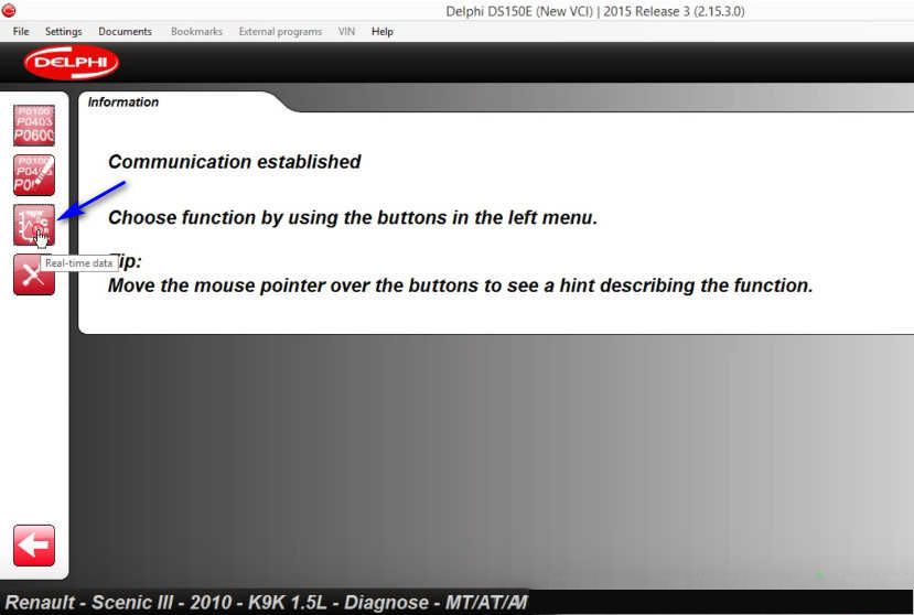 Delphi DS150E Check Real Mileage for Renault Scenic III 2010 (4)