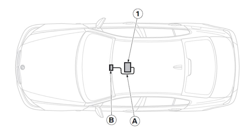 BMW Electrochromatic Interior Mirror with Compass Garage Door Opener (5)