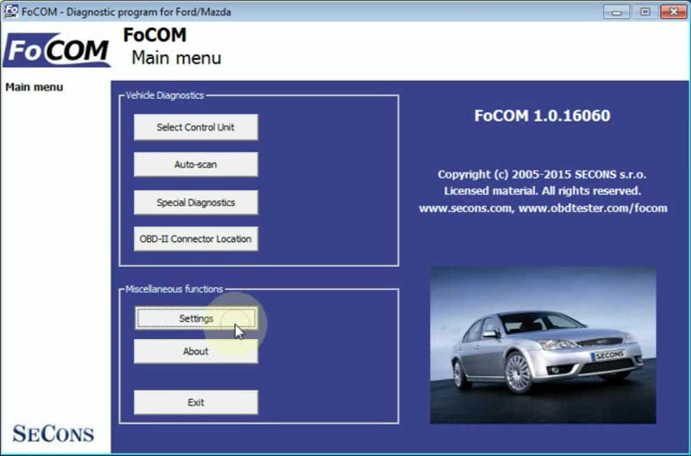 Ford Focus Cruise Control CCF Programming by FCOM