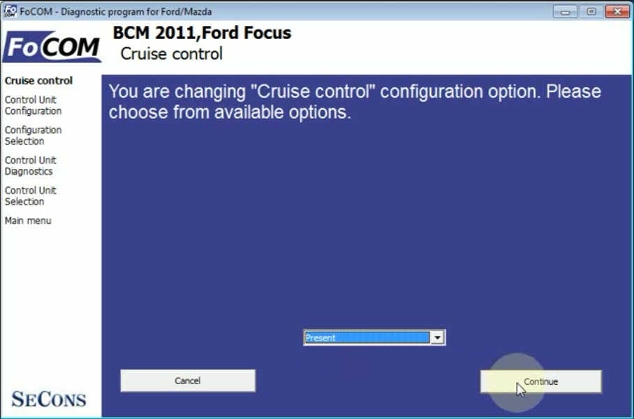Ford Focus Cruise Control CCF Programming by FCOM (10)