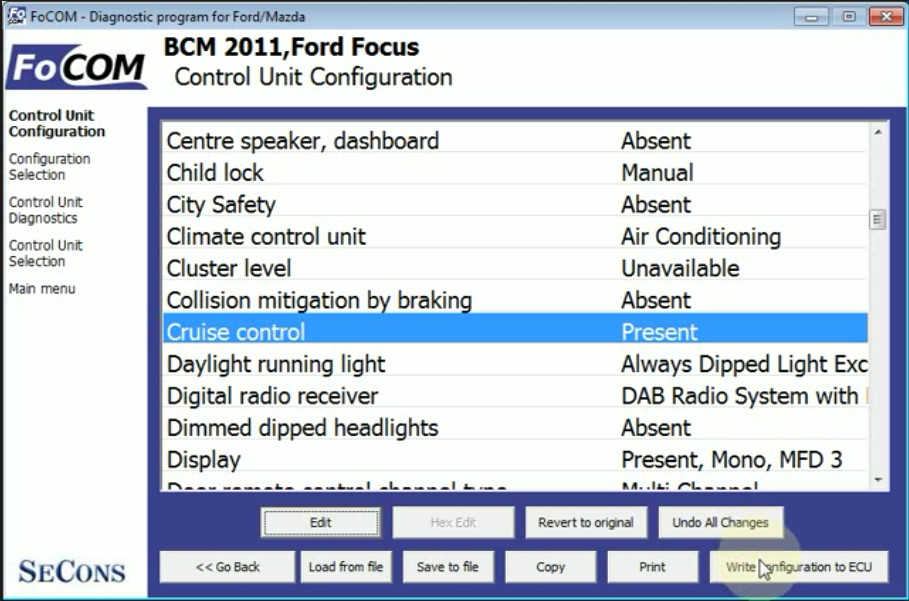 Ford Focus Cruise Control CCF Programming by FCOM (11)