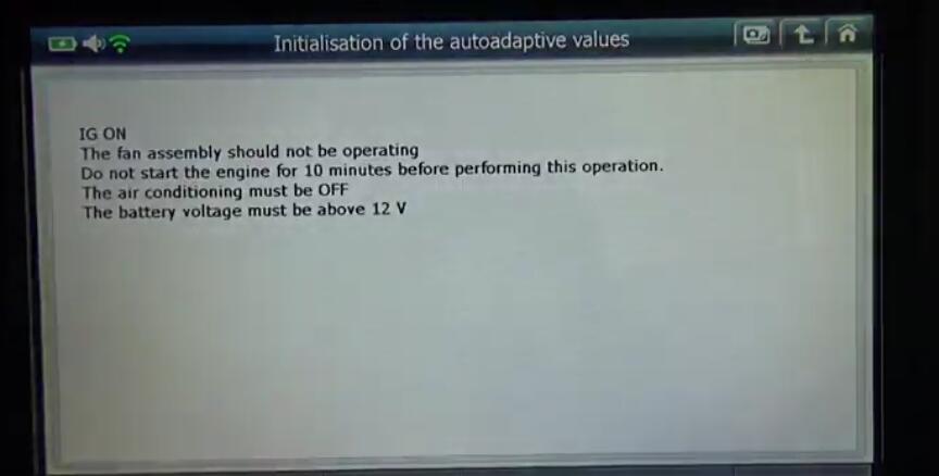 G-scan2 Initialize Adaptive Values for Citroen C3 2017 (7)