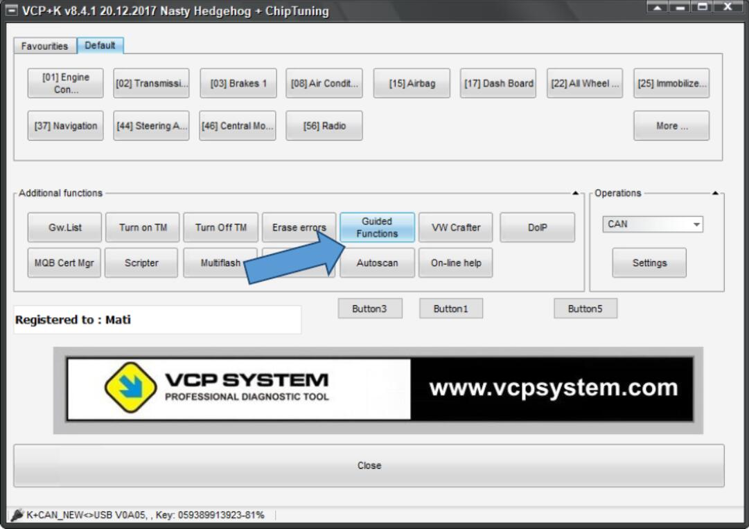 VCP System Unlock Speed Index for VW Golf 7