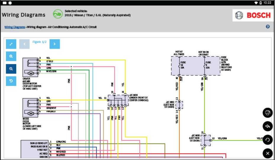Bosch ADS625 Wiring Diagram Function Test on Nissan Titan 2015 | | OBD2
