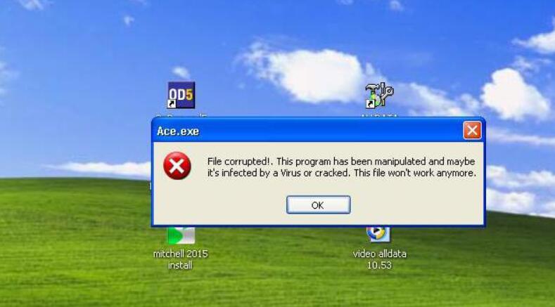 How to Solve AllDATA Repair Software “File corrupted!” Error (1)