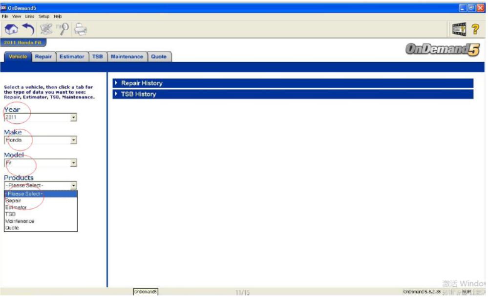 Open the Corresponding Disk When Running Mitchell Ondemand5 Software (2)