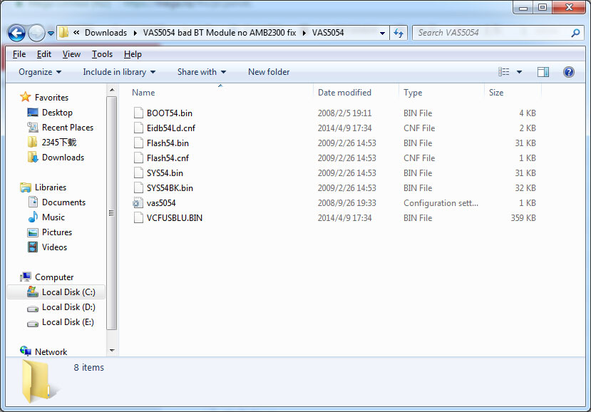 VAS 5054A Firmware Update (esp. for bad BT module)