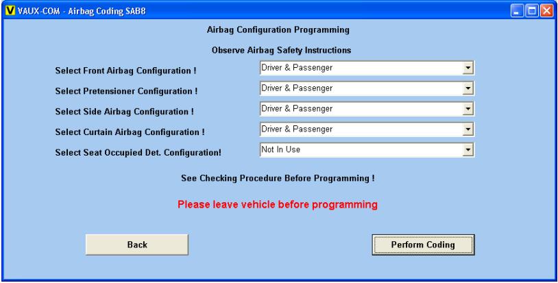 OPCOM VAXU-COM Airbag Coding Guide for Opel