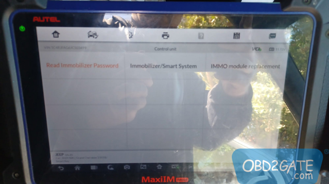 Autel IM608 Pro Failed to Read 2018 Grand Cherokee Pin Code Solution