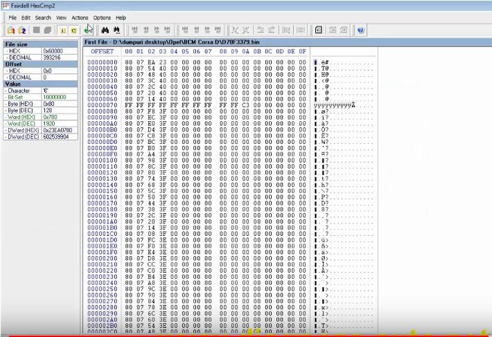 How to Calculate PIN Code from BCM Dump for Opel Corsa-D