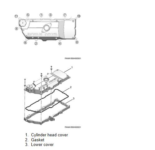 Hitachi-4HK1-Engine-Cylinder-Head-Cover-Removal-Installation-Guide-3