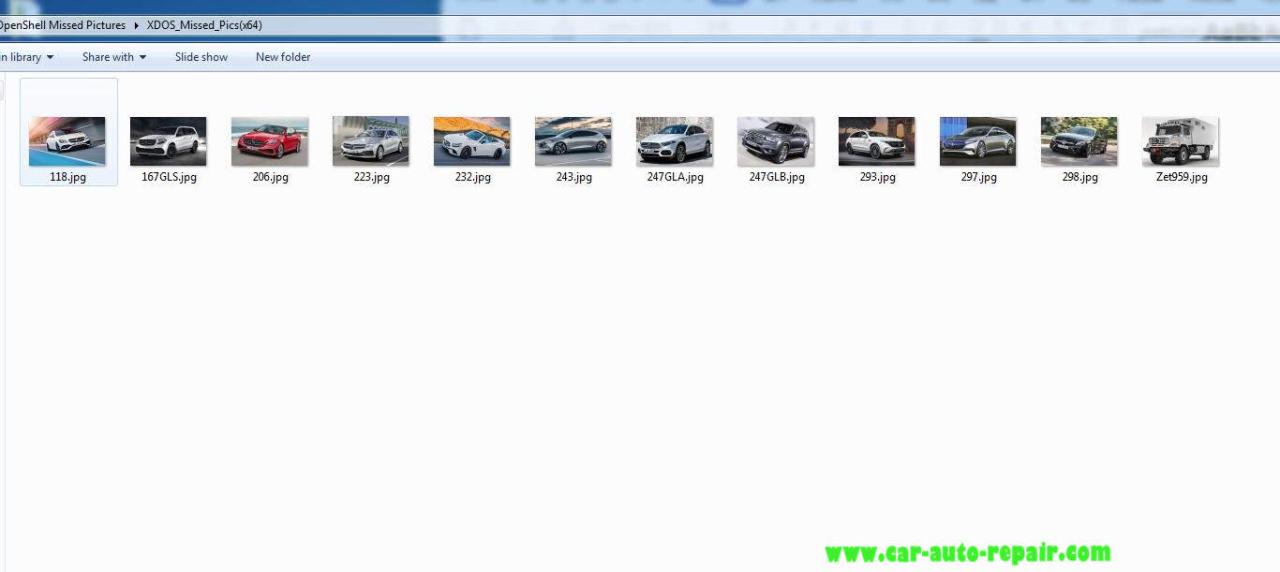 How to Fix Benz Xentry Missing Pictures Problem