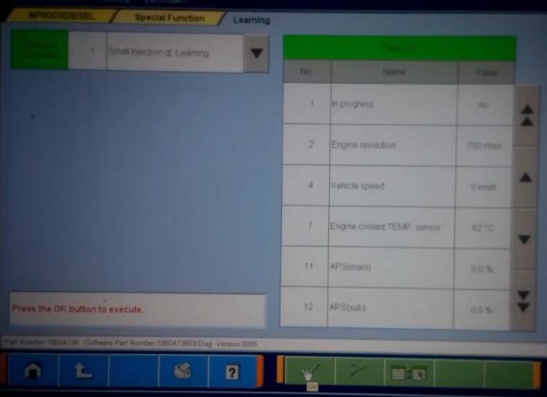 Mitsubishi-Pajero-2007-Injector-Learning-by-MUT-III-Diagnostics-5