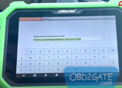 How to use OBDSTAR X300 DP Plus to read data of TOYOTA?