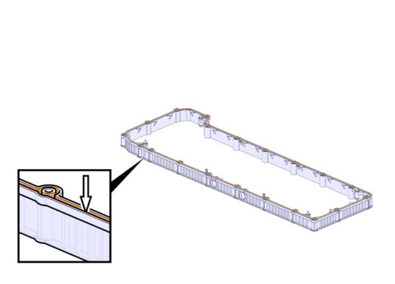 Volvo-VN-Truck-Sealing-Strip-Valve-Cover-Replace-Guide-6