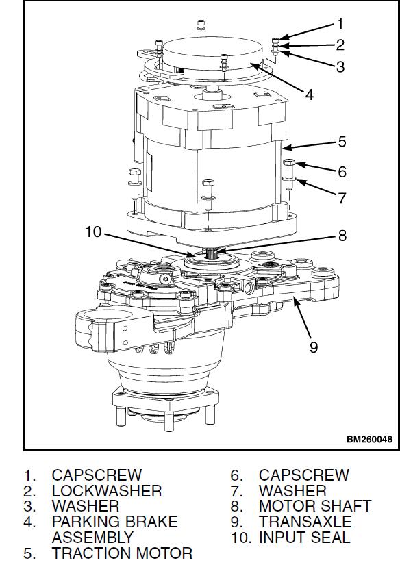 Yale-G807-Lift-Truck-Parking-Brake-and-Traction-Motor-2