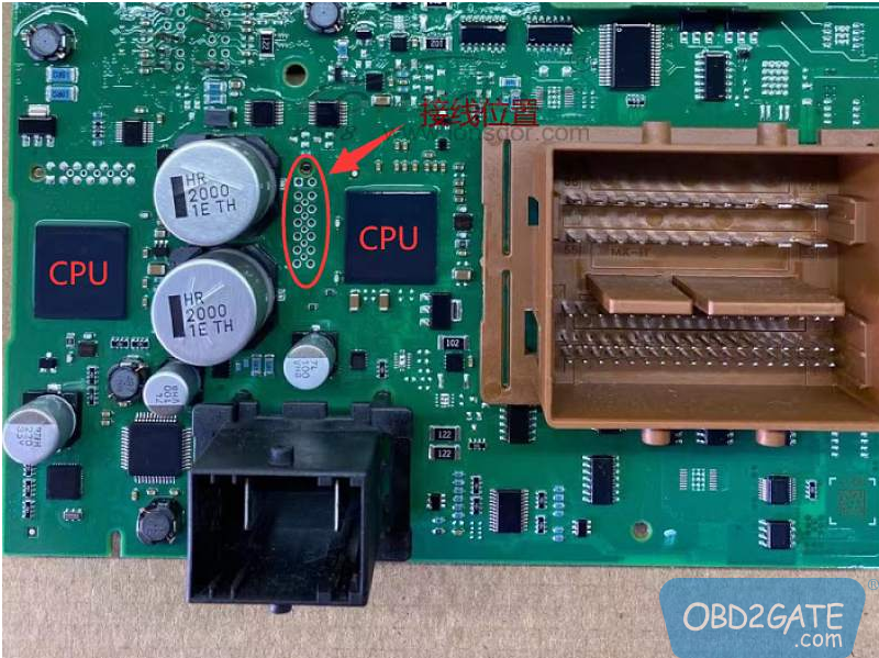 Lonsdor K518ISE K-Prog2 Volvo CEM (2 CPU and 1 CPU) Pinouts