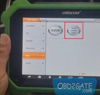 How to program 2021 Toyota Key by OBDSTAR X300 DP Plus?